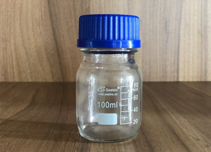 藍(lán)蓋試劑瓶，透明，100ml