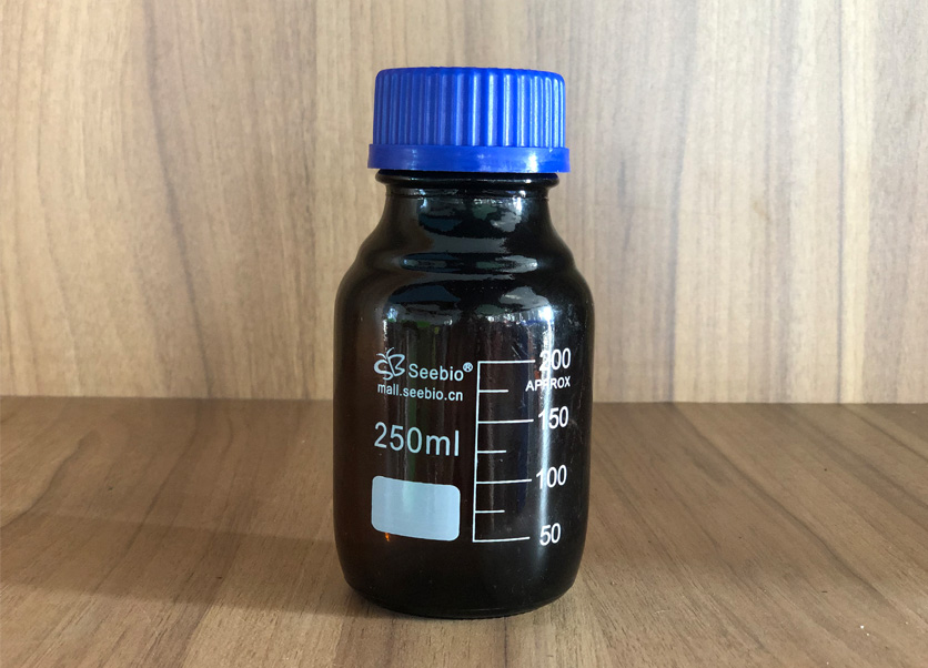 藍(lán)蓋試劑瓶，棕色，250ml